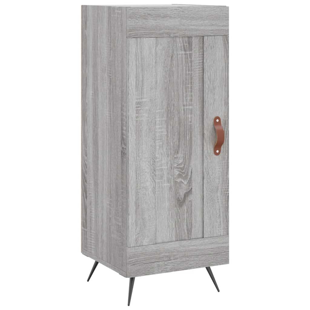 Μπουφές Sonoma Γκρι 34,5 x 34 x 180 εκ. από Επεξεργασμένο Ξύλο
