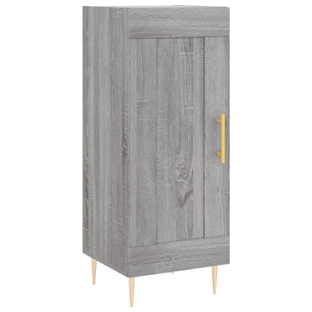 Μπουφές Sonoma Γκρι 34,5 x 34 x 180 εκ. από Επεξεργασμένο Ξύλο