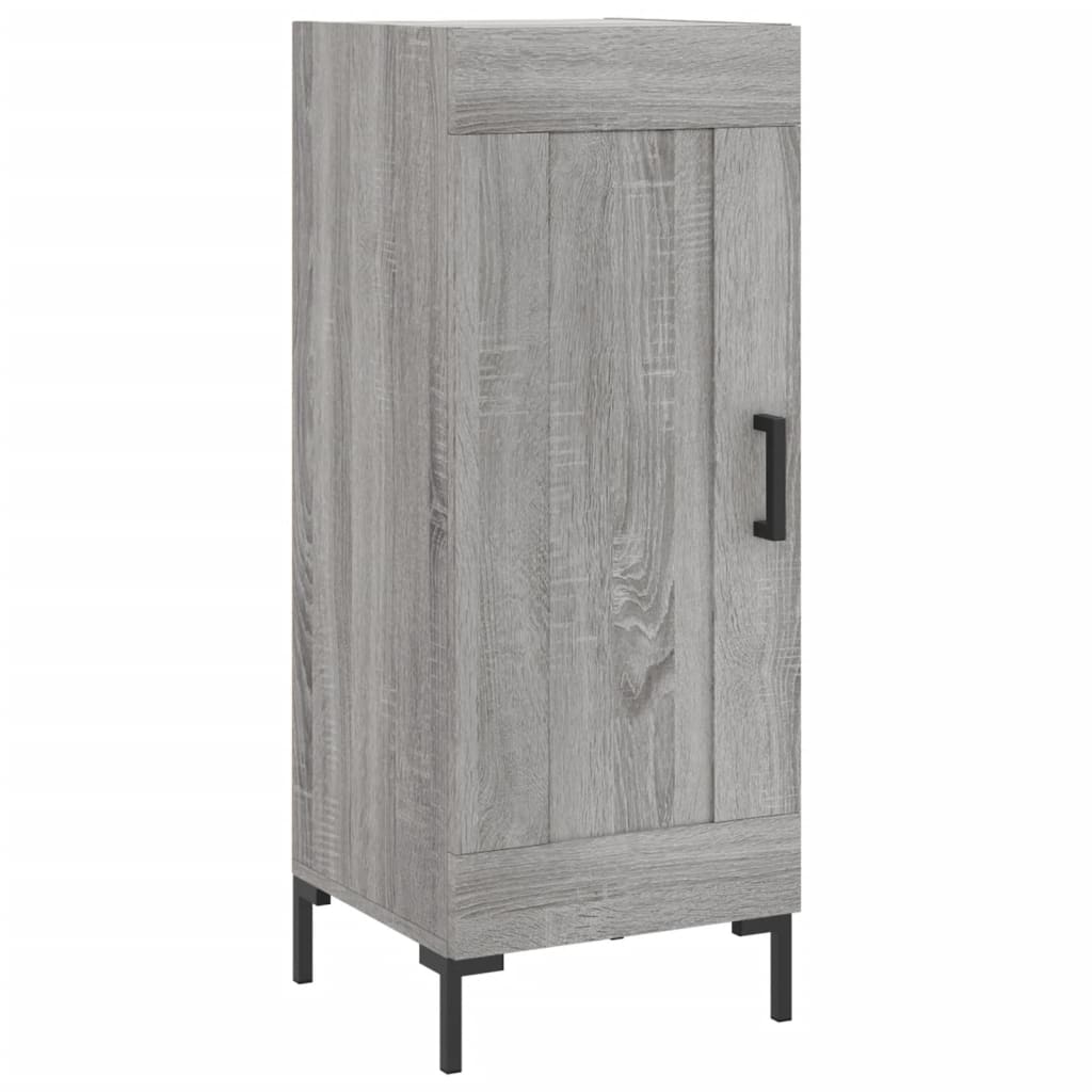 Μπουφές Sonoma Γκρι 34,5 x 34 x 180 εκ. από Επεξεργασμένο Ξύλο