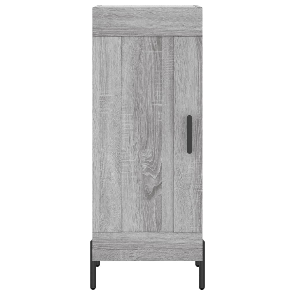 Μπουφές Sonoma Γκρι 34,5 x 34 x 180 εκ. από Επεξεργασμένο Ξύλο
