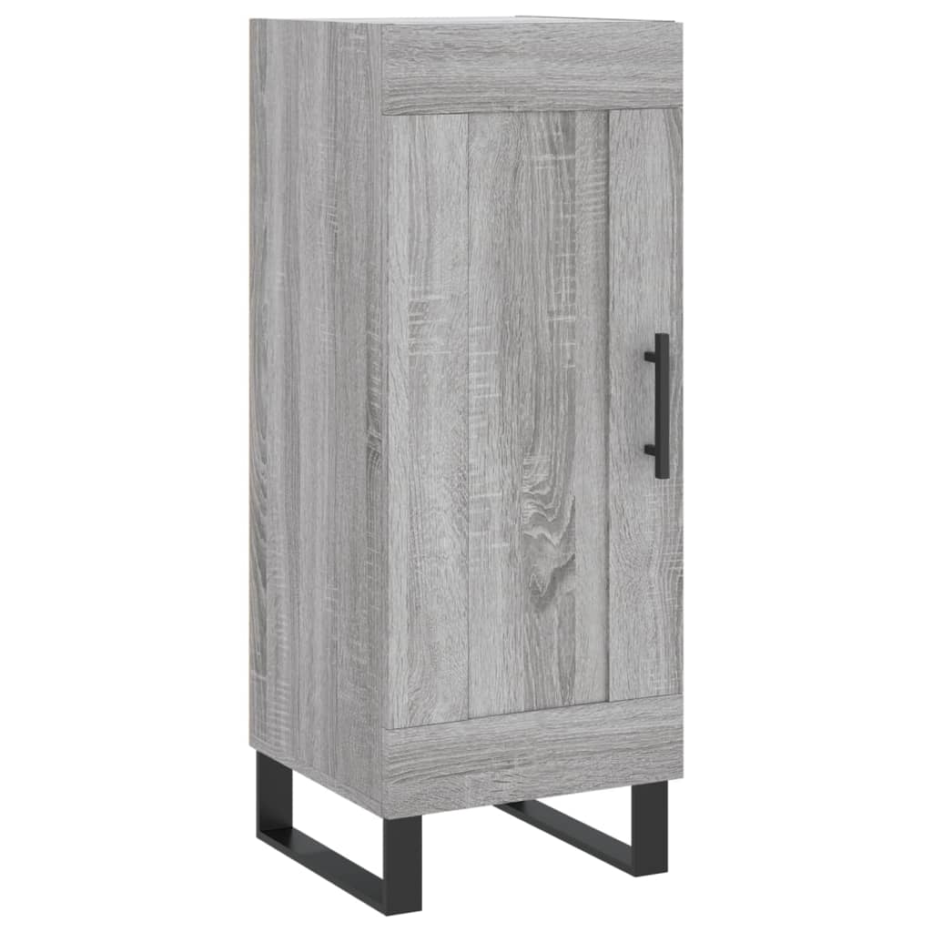Μπουφές Sonoma Γκρι 34,5 x 34 x 180 εκ. από Επεξεργασμένο Ξύλο