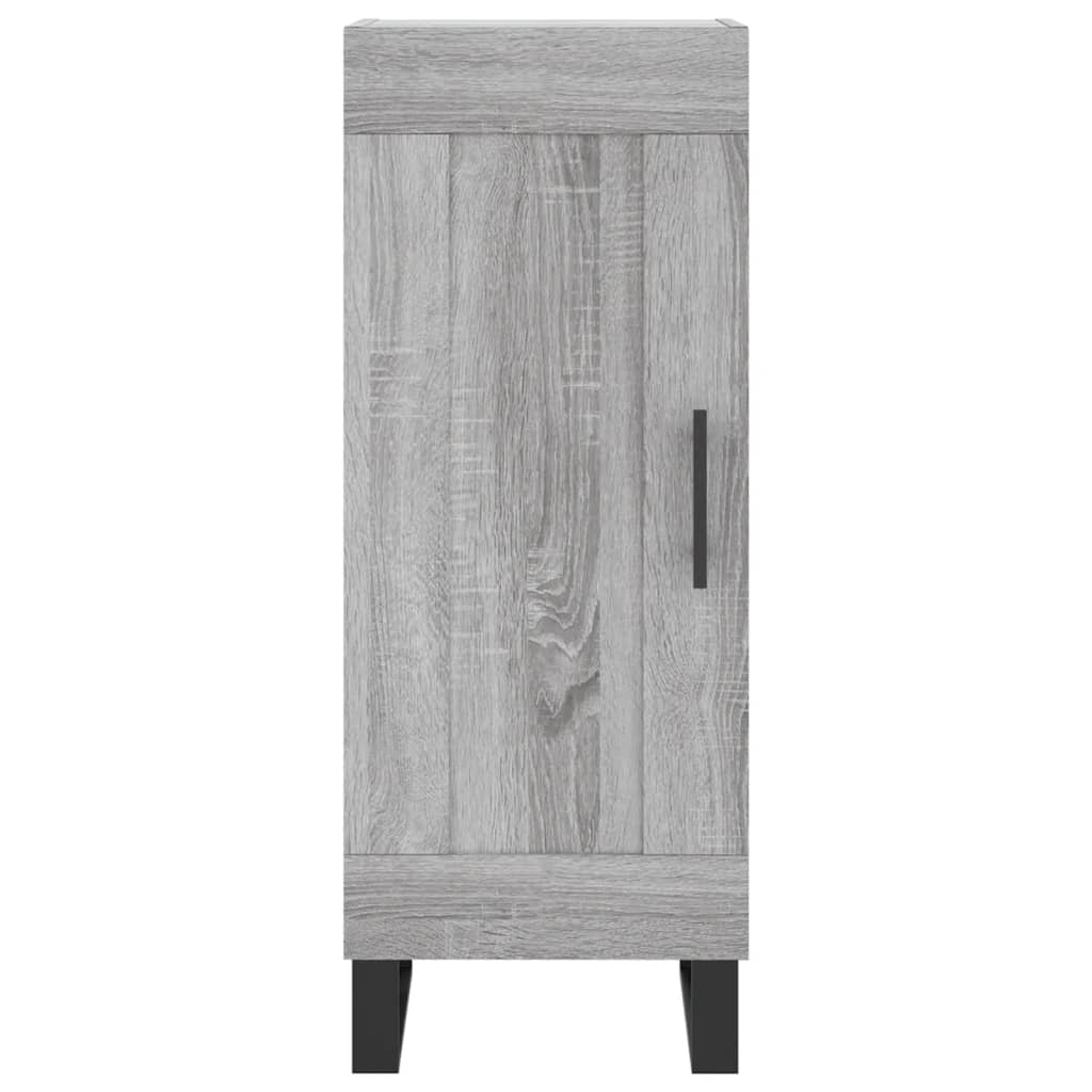 Μπουφές Sonoma Γκρι 34,5 x 34 x 180 εκ. από Επεξεργασμένο Ξύλο