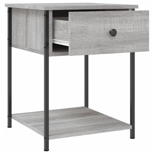 Κομοδίνο Γκρι Sonoma 44 x 45 x 58 εκ. από Επεξεργασμένο Ξύλο