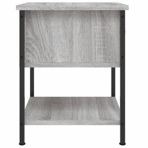 Κομοδίνο Γκρι Sonoma 34 x 35,5 x 45 εκ. από Επεξεργασμένο Ξύλο - Pakobazaar