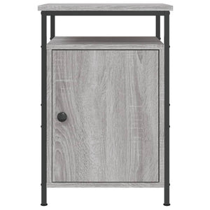 Κομοδίνο Γκρι Sonoma 40 x 42 x 60 εκ. από Επεξεργασμένο Ξύλο
