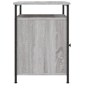 Κομοδίνο Γκρι Sonoma 40 x 42 x 60 εκ. από Επεξεργασμένο Ξύλο
