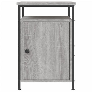 Κομοδίνα 2 τεμ. Γκρι Sonoma 40x42x60εκ. από Επεξεργασμένο Ξύλο