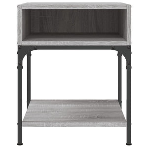 Κομοδίνο Γκρι Sonoma 40x41x50 εκ. από Επεξεργασμένο Ξύλο