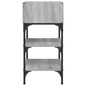 Κομοδίνο Γκρι Sonoma 35 x 34,5 x 70 εκ. από Επεξεργασμένο Ξύλο - Pakobazaar