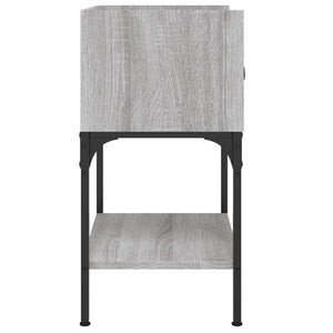 Κομοδίνο Γκρι Sonoma 40,5x31x60 εκ. από Επεξεργασμένο Ξύλο