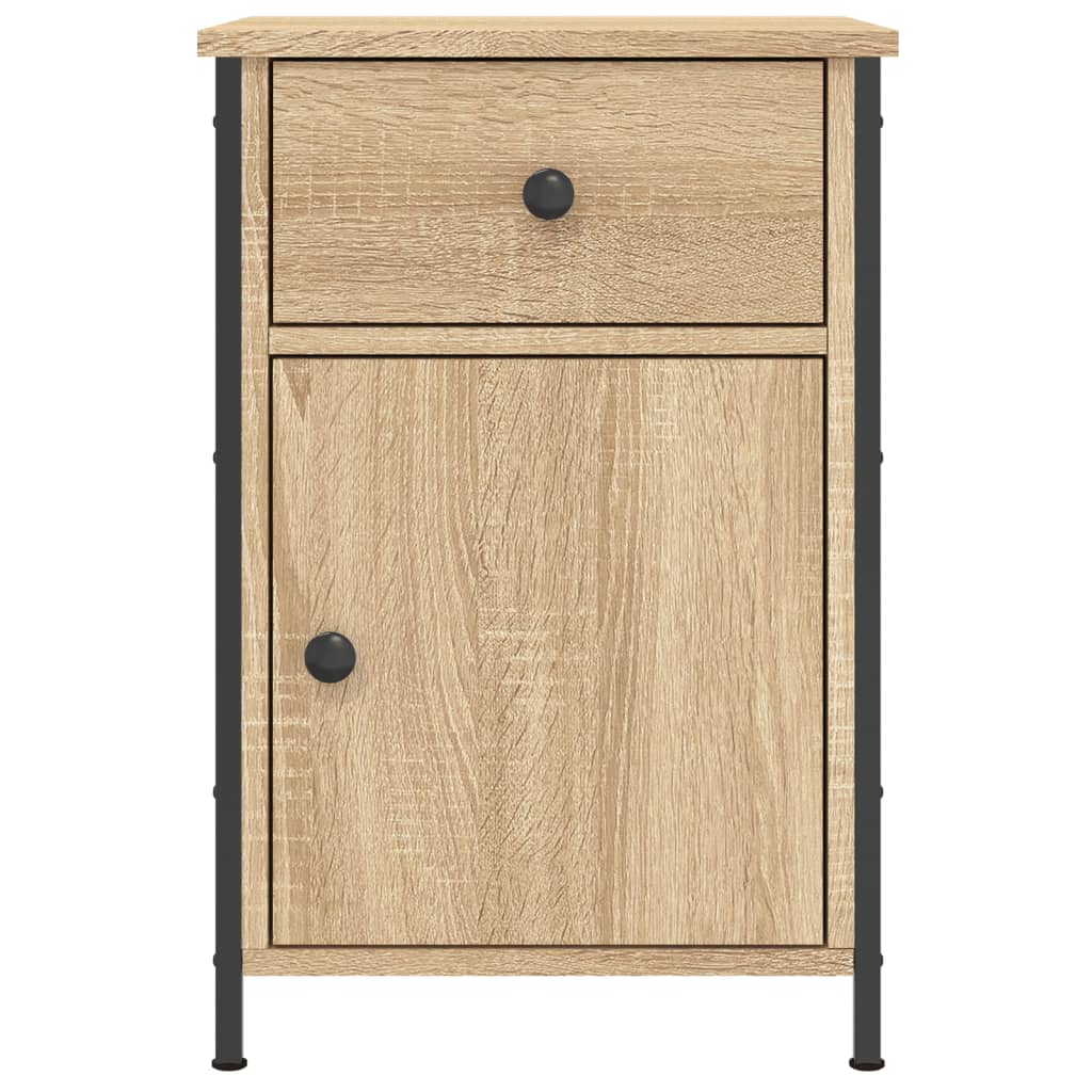 Κομοδίνα 2 τεμ. Sonoma Δρυς 40x42x60 εκ. από Επεξεργασμένο Ξύλο
