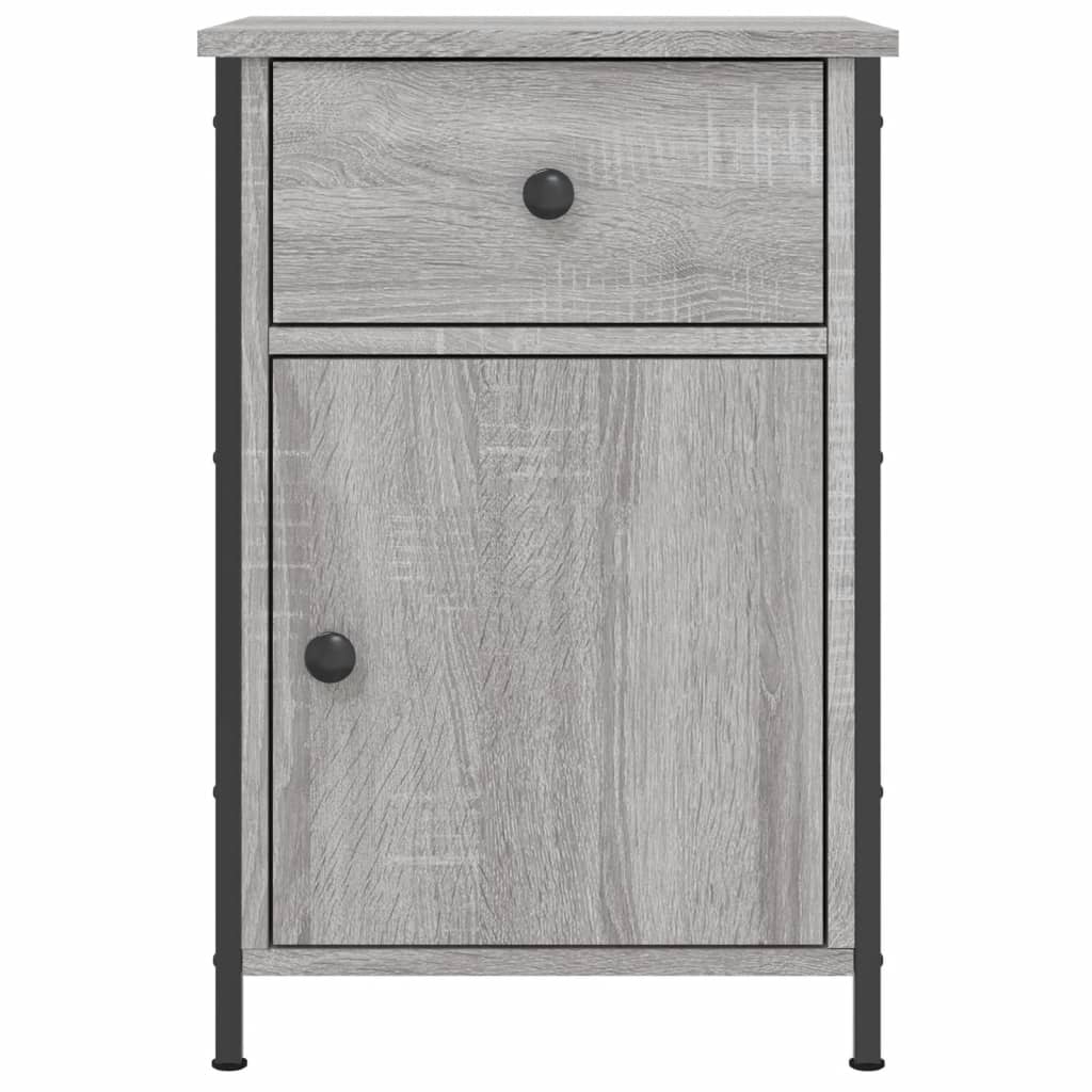 Κομοδίνο Γκρι Sonoma 40 x 42 x 60 εκ. από Επεξεργασμένο Ξύλο