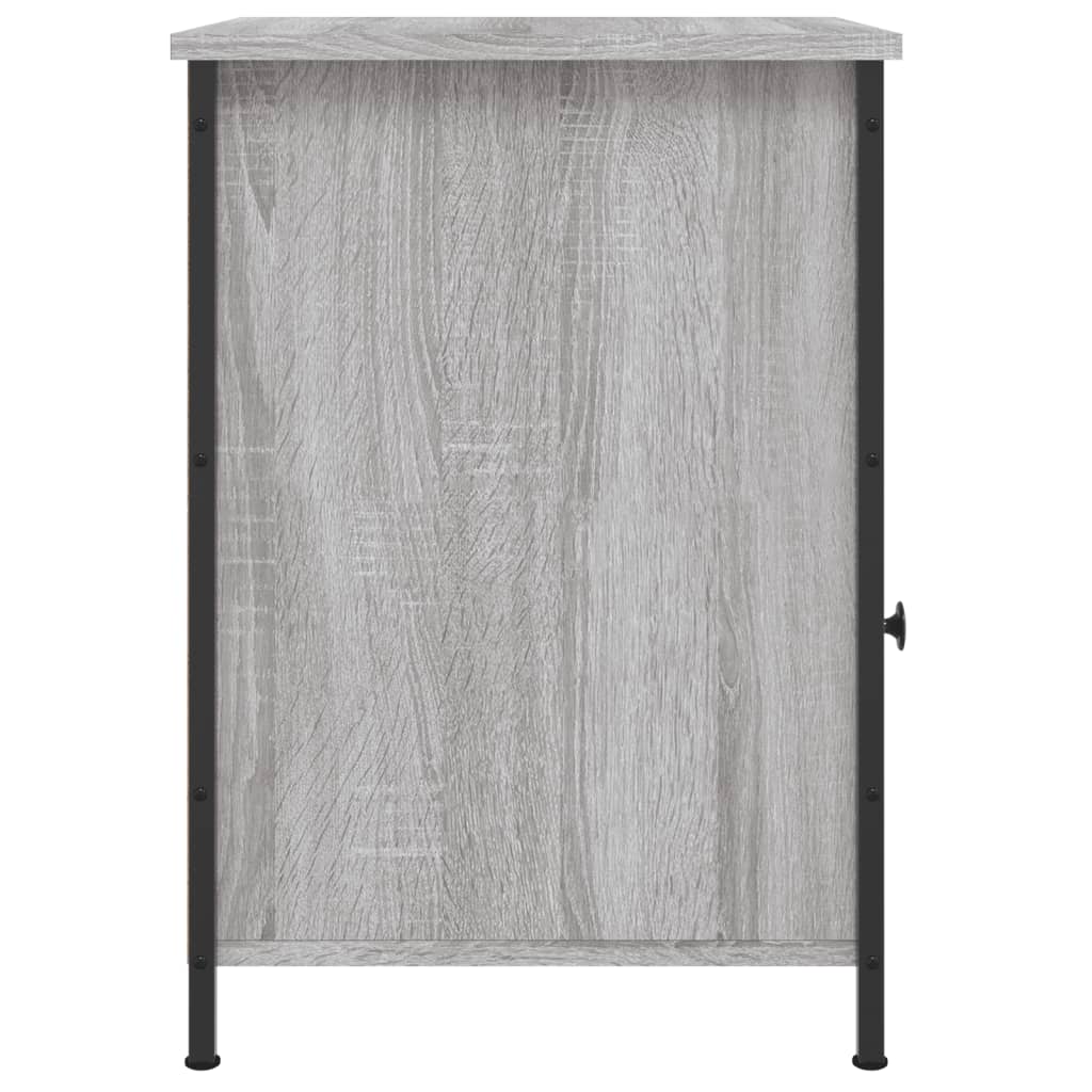 Κομοδίνο Γκρι Sonoma 40 x 42 x 60 εκ. από Επεξεργασμένο Ξύλο