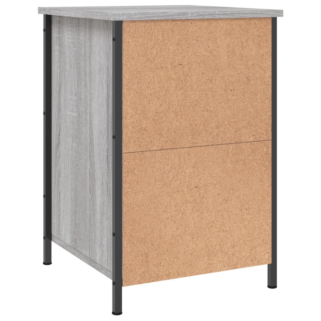 Κομοδίνο Γκρι Sonoma 40 x 42 x 60 εκ. από Επεξεργασμένο Ξύλο