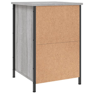 Κομοδίνο Γκρι Sonoma 40 x 42 x 60 εκ. από Επεξεργασμένο Ξύλο