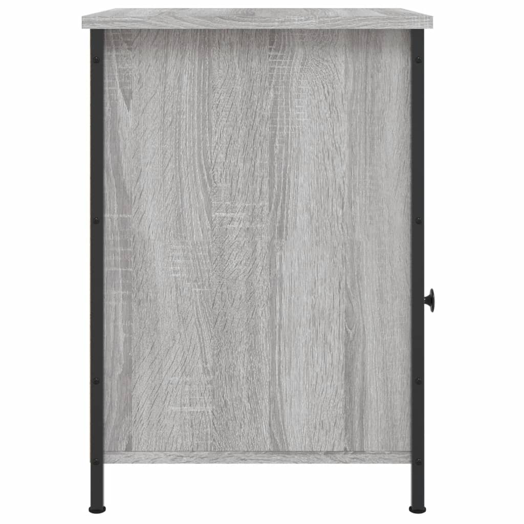 Κομοδίνα 2 τεμ. Γκρι Sonoma 40x42x60εκ. από Επεξεργασμένο Ξύλο