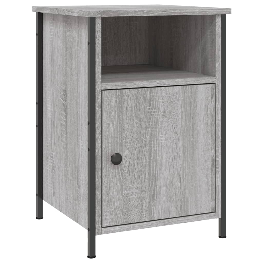 Κομοδίνο Γκρι Sonoma 40 x 42 x 60 εκ. από Επεξεργασμένο Ξύλο