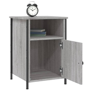 Κομοδίνο Γκρι Sonoma 40 x 42 x 60 εκ. από Επεξεργασμένο Ξύλο