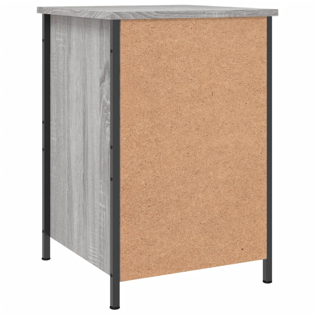 Κομοδίνο Γκρι Sonoma 40 x 42 x 60 εκ. από Επεξεργασμένο Ξύλο