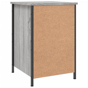 Κομοδίνο Γκρι Sonoma 40 x 42 x 60 εκ. από Επεξεργασμένο Ξύλο