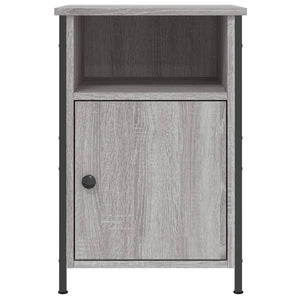 Κομοδίνα 2 τεμ. Γκρι Sonoma 40x42x60εκ. από Επεξεργασμένο Ξύλο - Pakobazaar