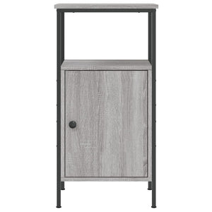 Κομοδίνο Γκρι Sonoma 41 x 31 x 80 εκ. από Επεξεργασμένο Ξύλο