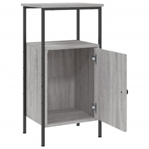 Κομοδίνο Γκρι Sonoma 41 x 31 x 80 εκ. από Επεξεργασμένο Ξύλο