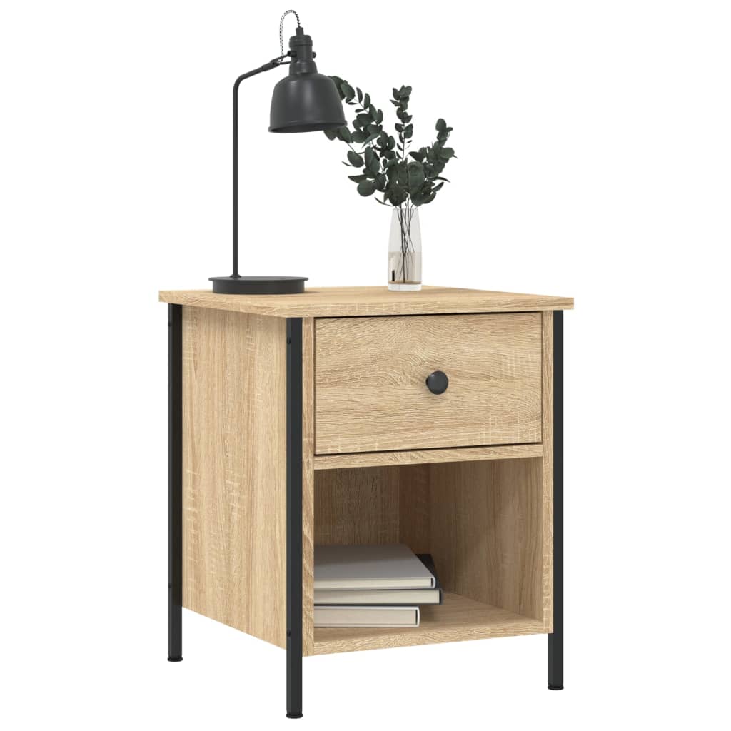 Κομοδίνο Sonoma Δρυς 40 x 42 x 50 εκ. από Επεξεργασμένο Ξύλο