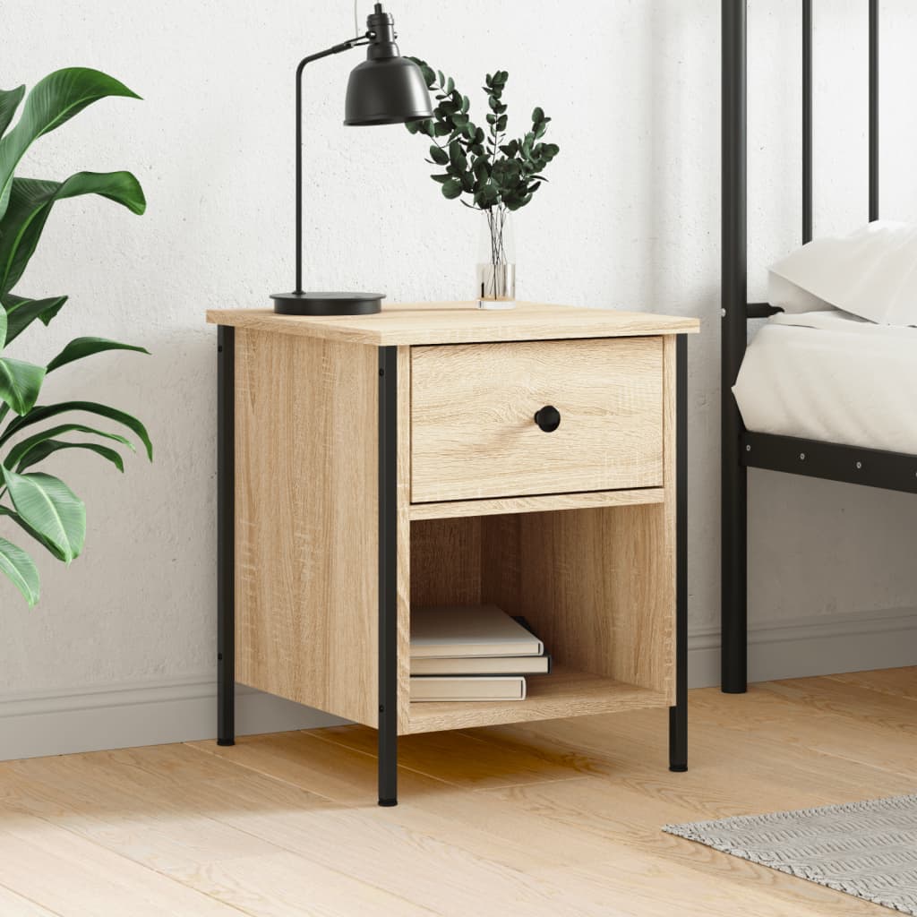 Κομοδίνο Sonoma Δρυς 40 x 42 x 50 εκ. από Επεξεργασμένο Ξύλο