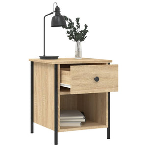 Κομοδίνα 2 Τεμ. Sonoma Δρυς 40x42x50 εκ. από Επεξεργασμένο Ξύλο