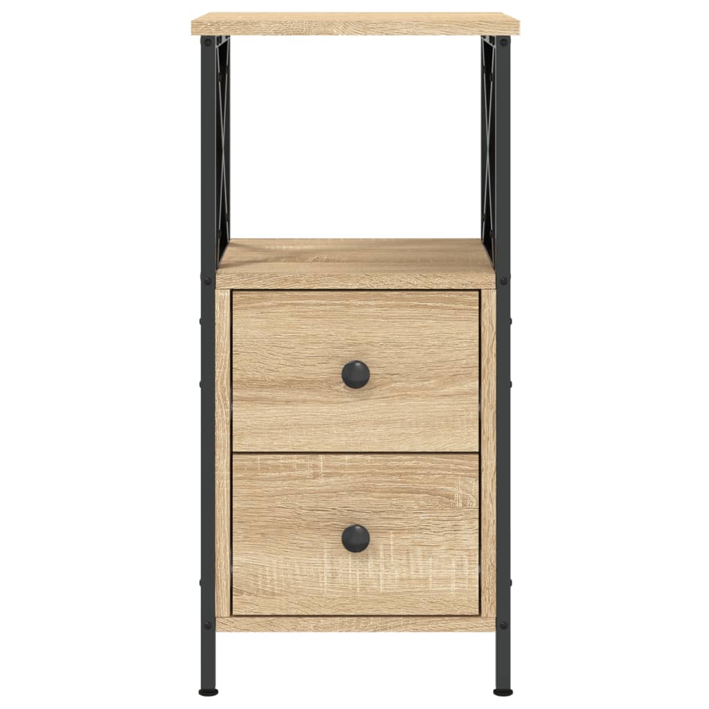 Κομοδίνο Sonoma Δρυς 34 x 35,5 x 70 εκ. από Επεξεργασμένο Ξύλο - Pakobazaar