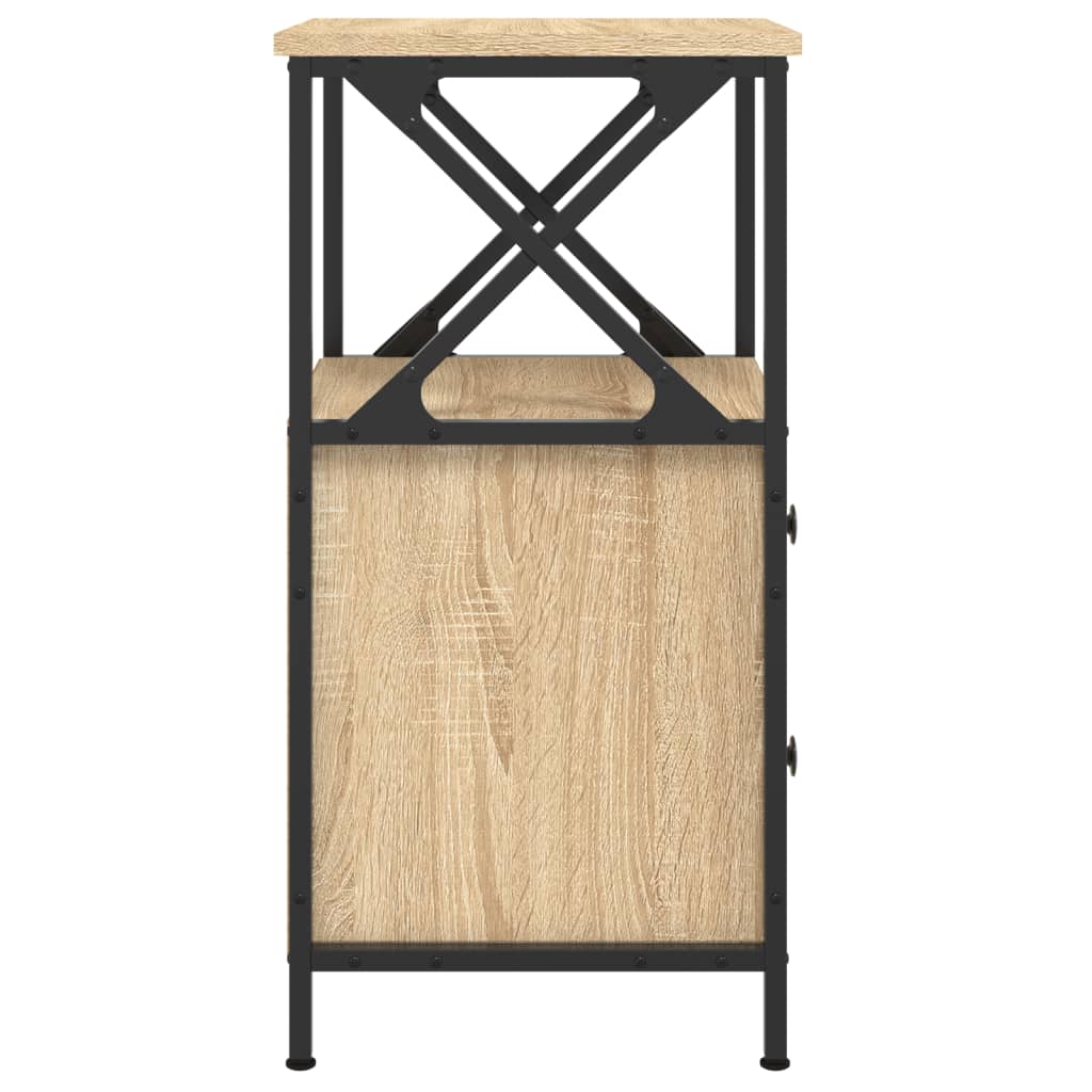 Κομοδίνο Sonoma Δρυς 34 x 35,5 x 70 εκ. από Επεξεργασμένο Ξύλο - Pakobazaar