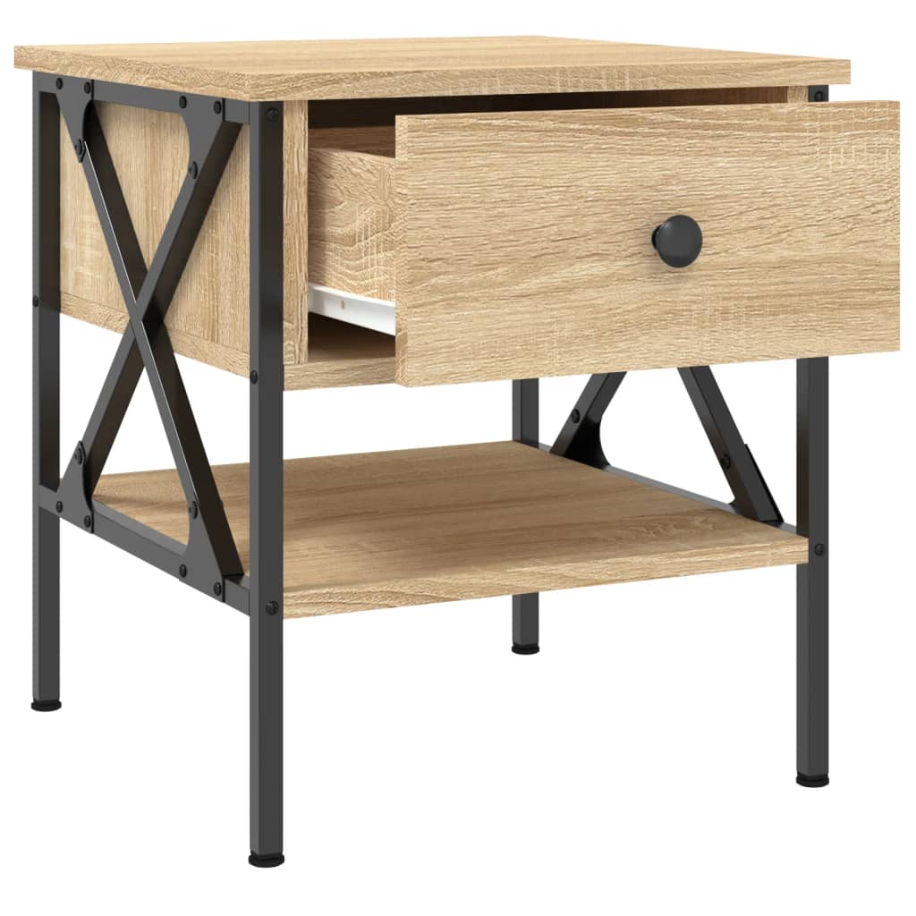 Κομοδίνο Sonoma Δρυς 40 x 42 x 45 εκ. από Επεξεργασμένο Ξύλο