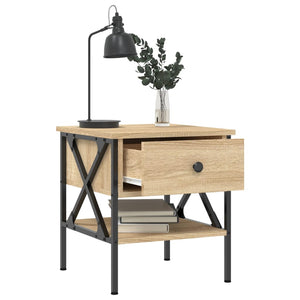 Κομοδίνα 2 τεμ. Sonoma Δρυς 40x42x45 εκ. από Επεξεργασμένο Ξύλο