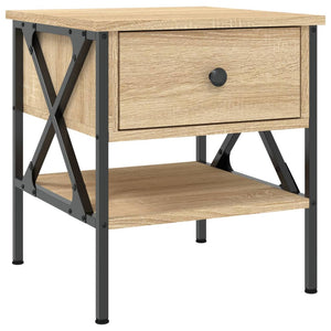 Κομοδίνα 2 τεμ. Sonoma Δρυς 40x42x45 εκ. από Επεξεργασμένο Ξύλο