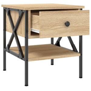 Κομοδίνα 2 τεμ. Sonoma Δρυς 40x42x45 εκ. από Επεξεργασμένο Ξύλο