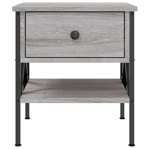 Κομοδίνα 2 τεμ. Γκρι Sonoma 40x42x45 εκ. από Επεξεργασμένο Ξύλο - Pakobazaar