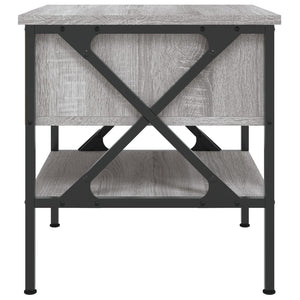 Κομοδίνα 2 τεμ. Γκρι Sonoma 40x42x45 εκ. από Επεξεργασμένο Ξύλο - Pakobazaar