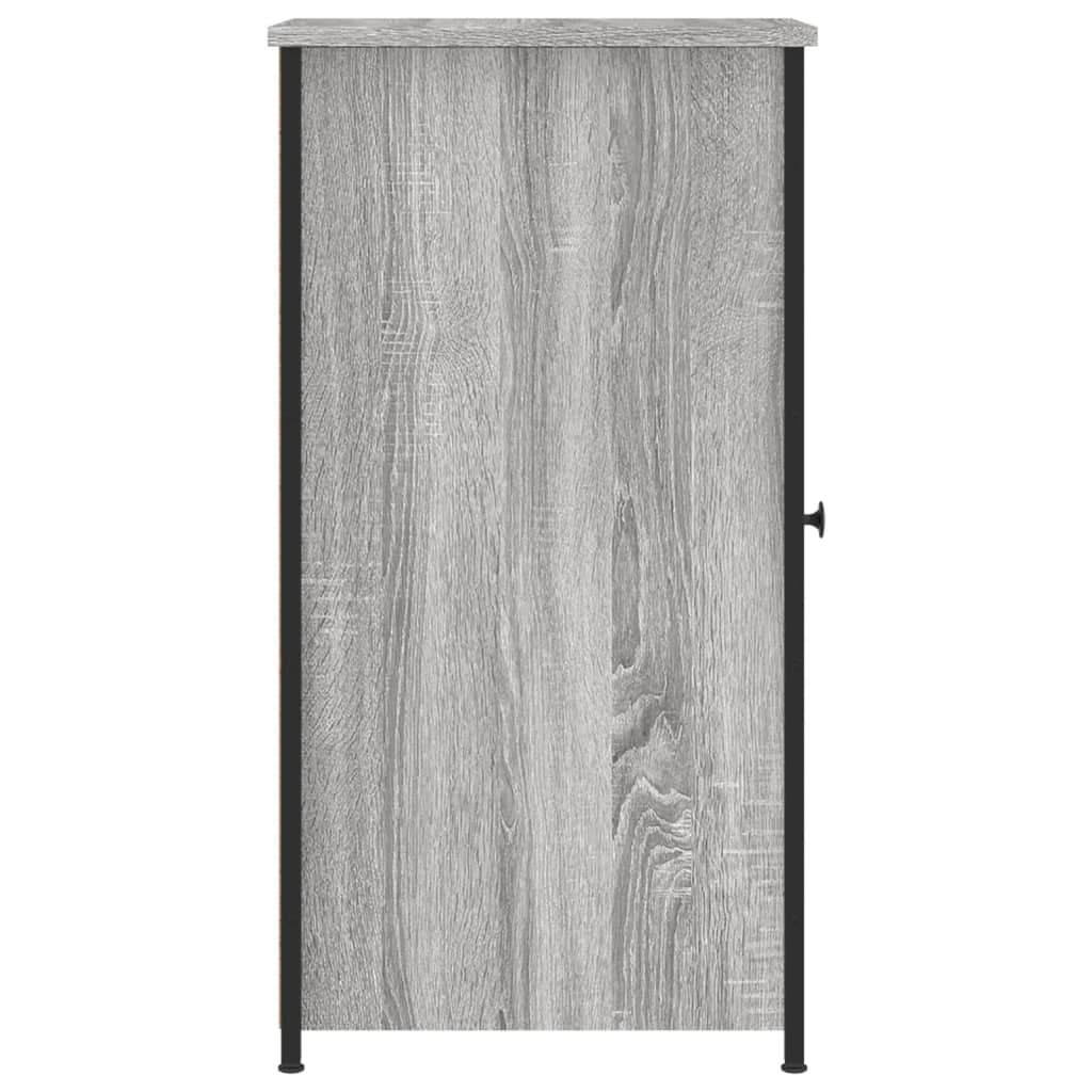 Κομοδίνα 2 τεμ. Γκρι Sonoma 32x42x80 εκ. από Επεξεργασμένο Ξύλο