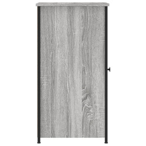 Κομοδίνα 2 τεμ. Γκρι Sonoma 32x42x80 εκ. από Επεξεργασμένο Ξύλο