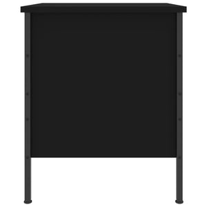 Κομοδίνο Μαύρο 40 x 42 x 50 εκ. από Επεξεργασμένο Ξύλο - Pakobazaar