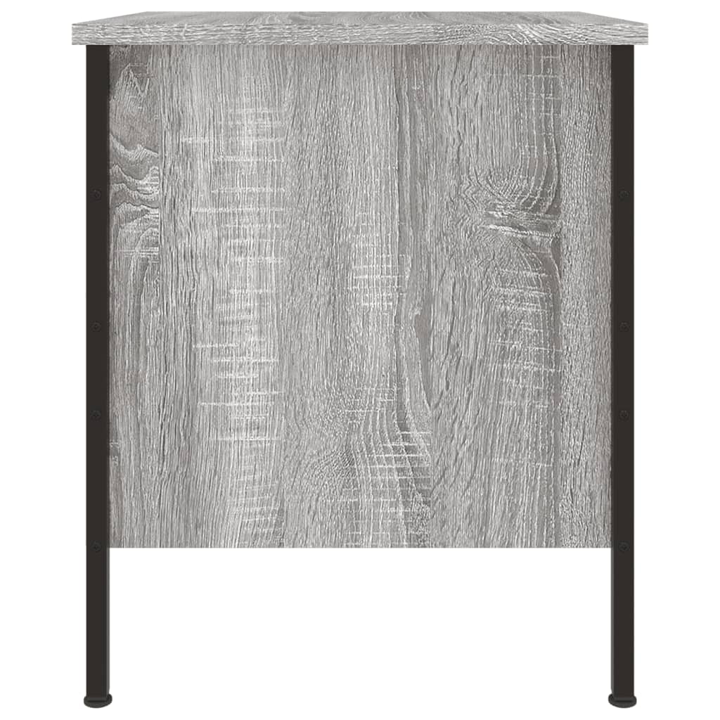 Κομοδίνα 2 Τεμ. Γκρι Sonoma 40x42x50 εκ. από Επεξεργασμένο Ξύλο