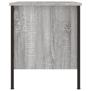 Κομοδίνα 2 Τεμ. Γκρι Sonoma 40x42x50 εκ. από Επεξεργασμένο Ξύλο