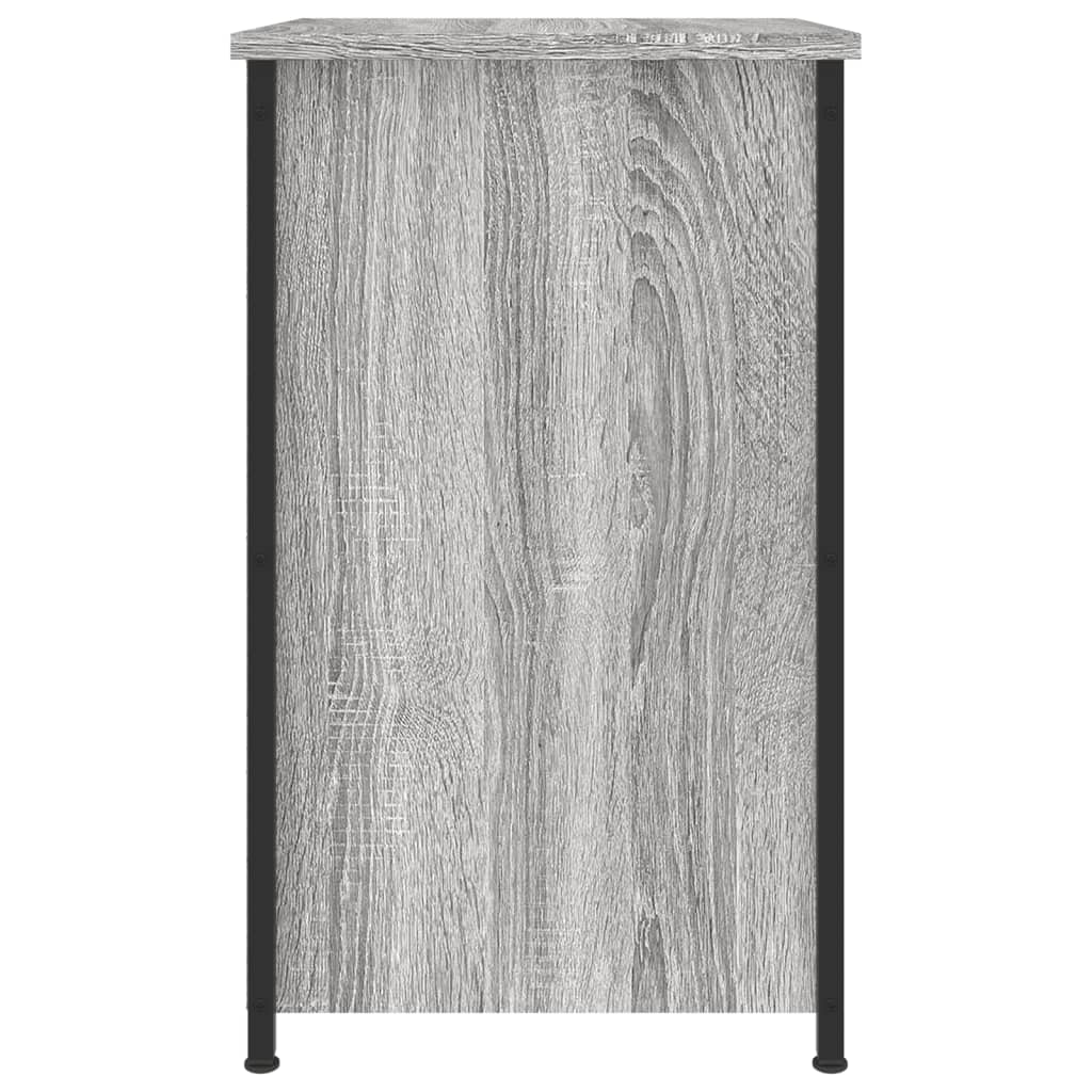 Κομοδίνο Γκρι Sonoma 40x36x60 εκ. από Επεξεργασμένο Ξύλο - Pakobazaar