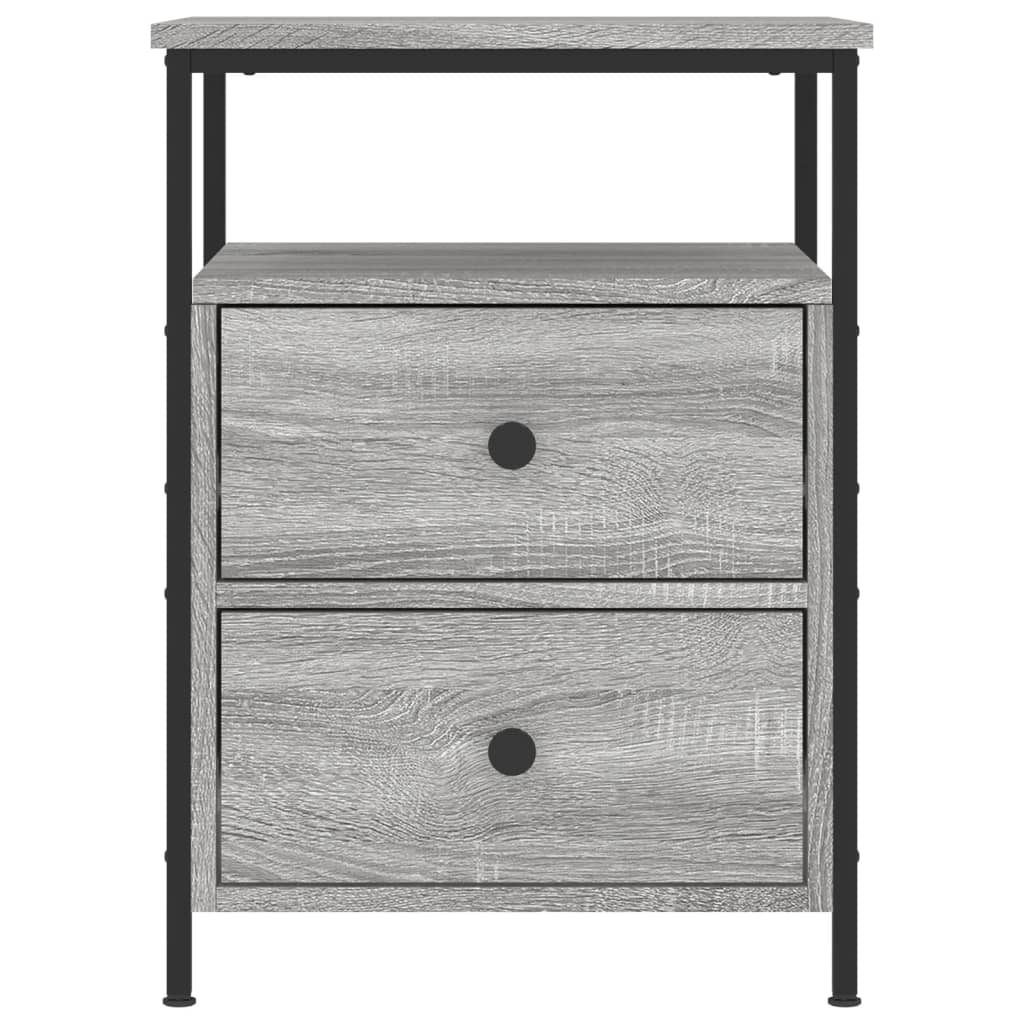 Κομοδίνο Γκρι Sonoma 44 x 45 x 60 εκ. από Επεξεργασμένο Ξύλο - Pakobazaar