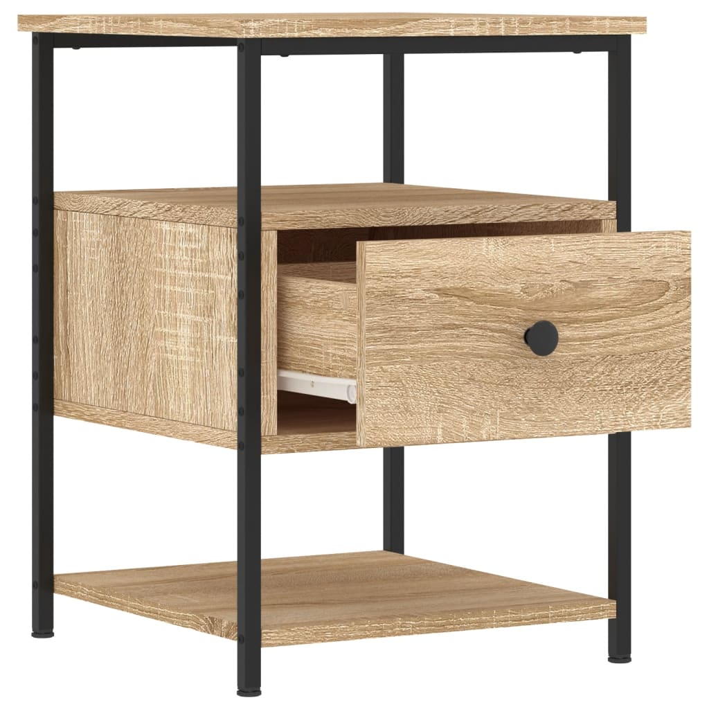 Κομοδίνο Sonoma Δρυς 40 x 42 x 56 εκ. από Επεξεργασμένο Ξύλο
