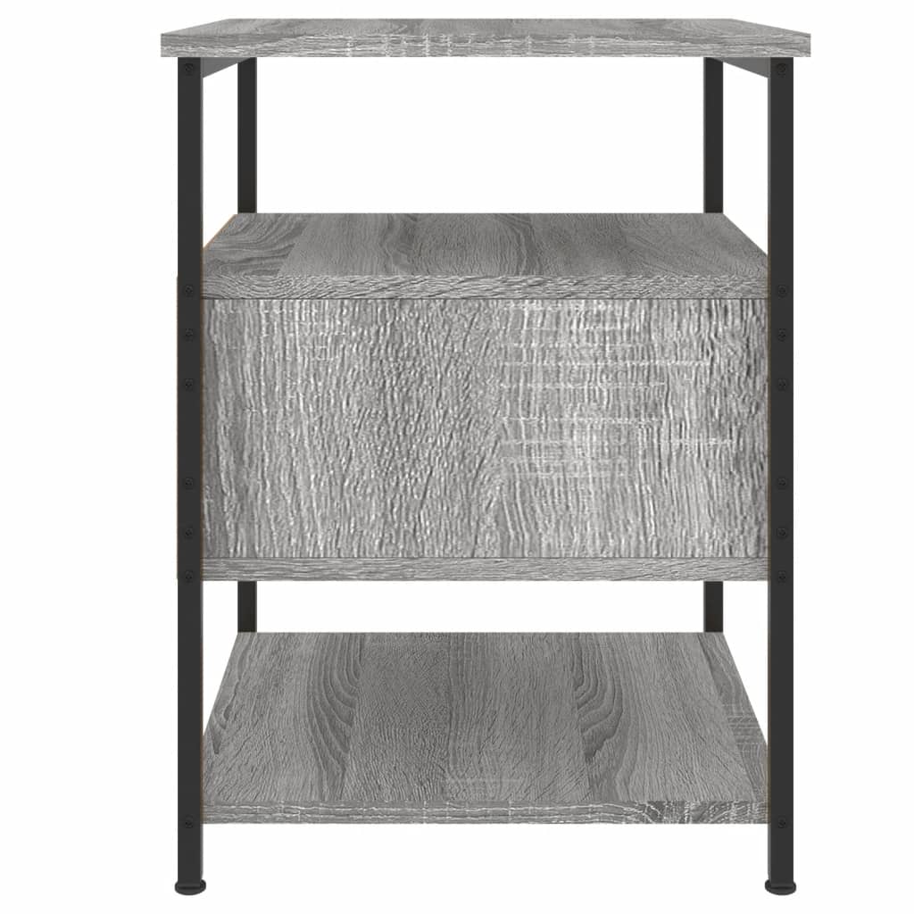 Κομοδίνο Γκρι Sonoma 40 x 42 x 56 εκ. από Επεξεργασμένο Ξύλο