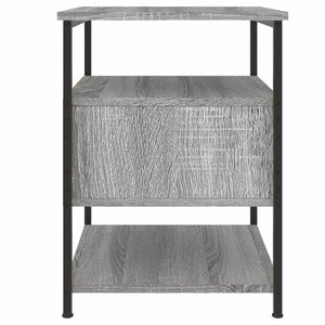 Κομοδίνο Γκρι Sonoma 40 x 42 x 56 εκ. από Επεξεργασμένο Ξύλο