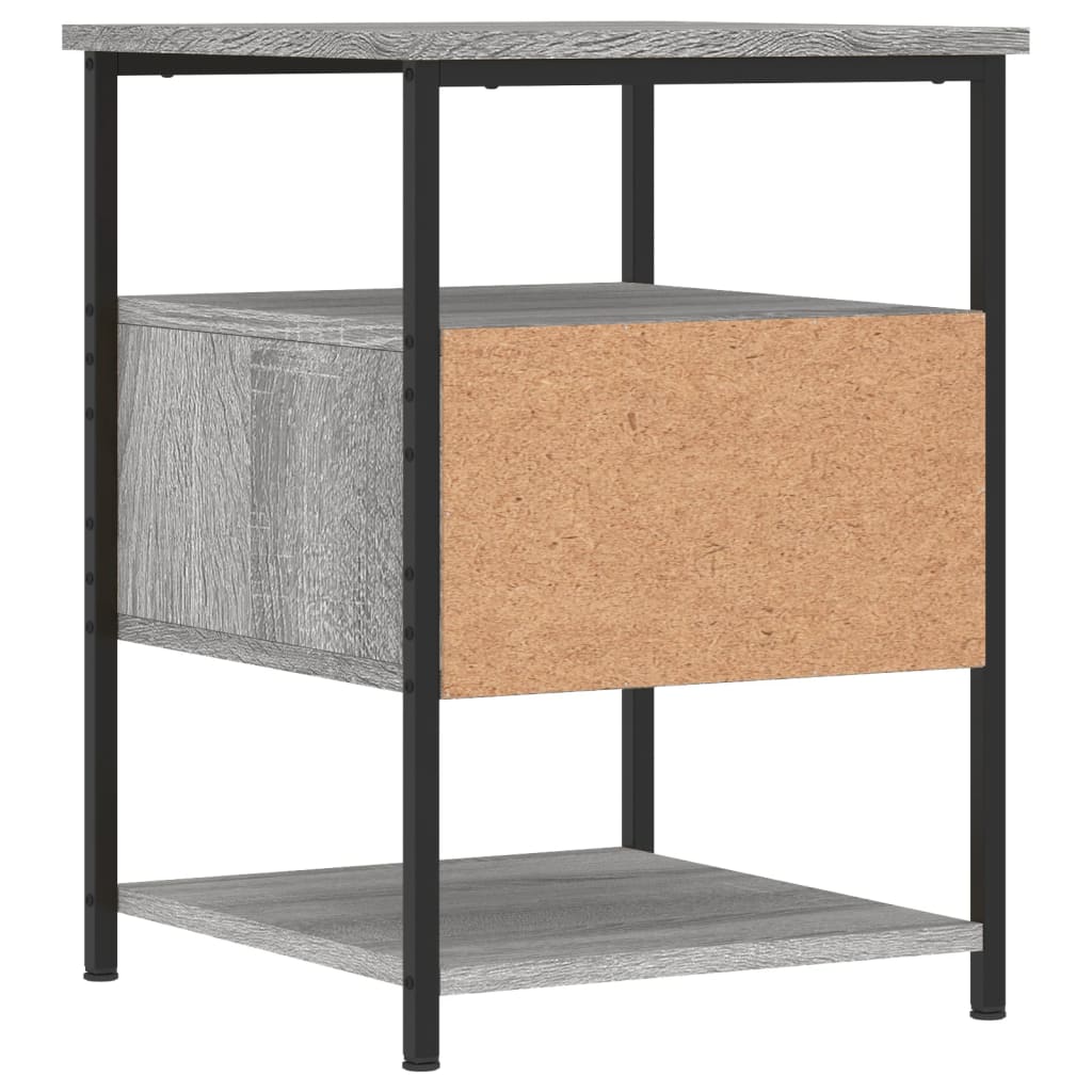 Κομοδίνο Γκρι Sonoma 40 x 42 x 56 εκ. από Επεξεργασμένο Ξύλο