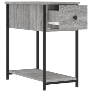 Κομοδίνο Γκρι Sonoma 30 x 60 x 60 εκ. από Επεξεργασμένο Ξύλο - Pakobazaar